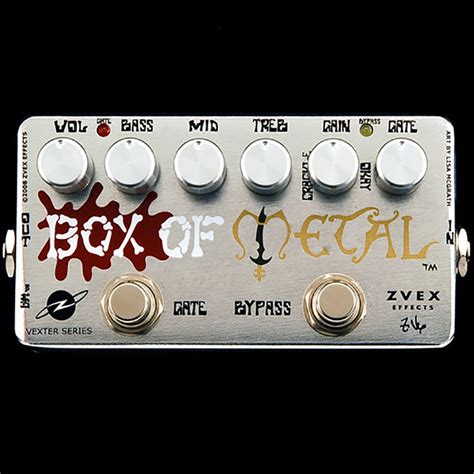 zvex box of metal vexter|ZVex Effects Vexter Box of Metal Distortion Guitar Effects Pedal.